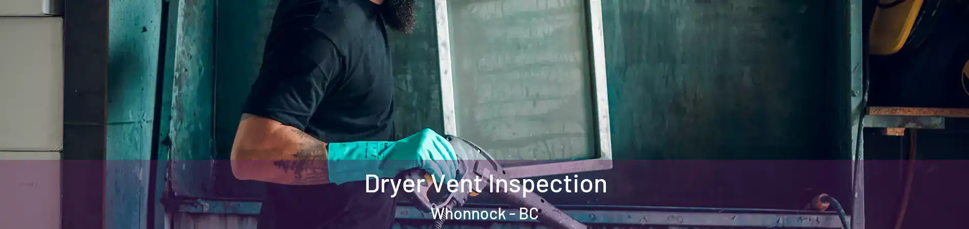  Dryer Vent Inspection Whonnock - BC