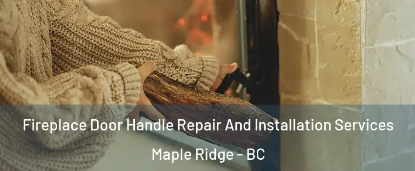  Fireplace Door Handle Repair And Installation Services Maple Ridge - BC