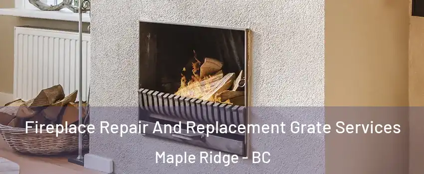  Fireplace Repair And Replacement Grate Services Maple Ridge - BC