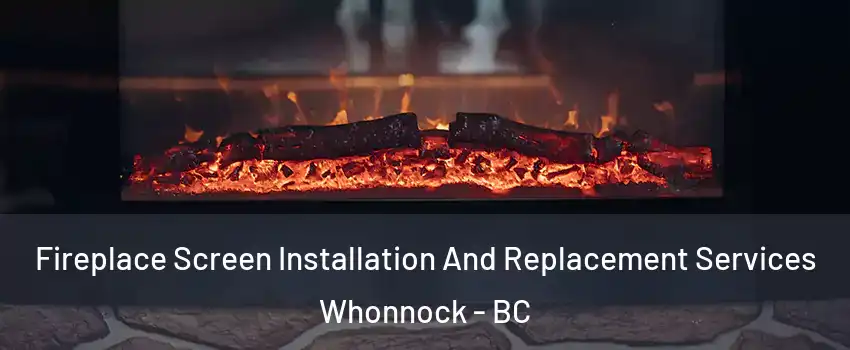  Fireplace Screen Installation And Replacement Services Whonnock - BC