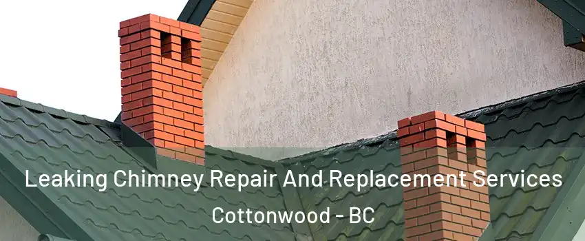  Leaking Chimney Repair And Replacement Services Cottonwood - BC