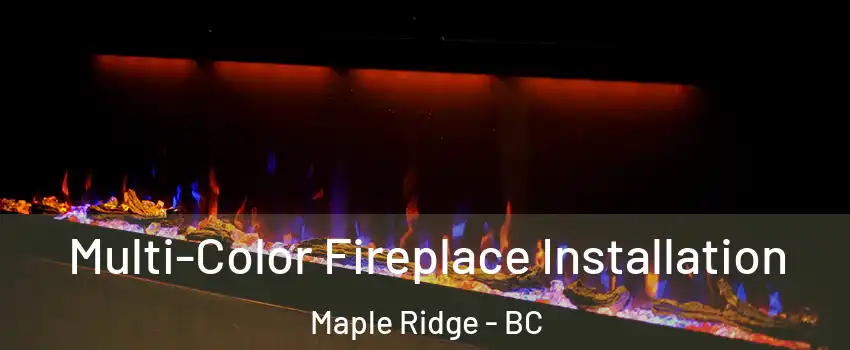  Multi-Color Fireplace Installation Maple Ridge - BC